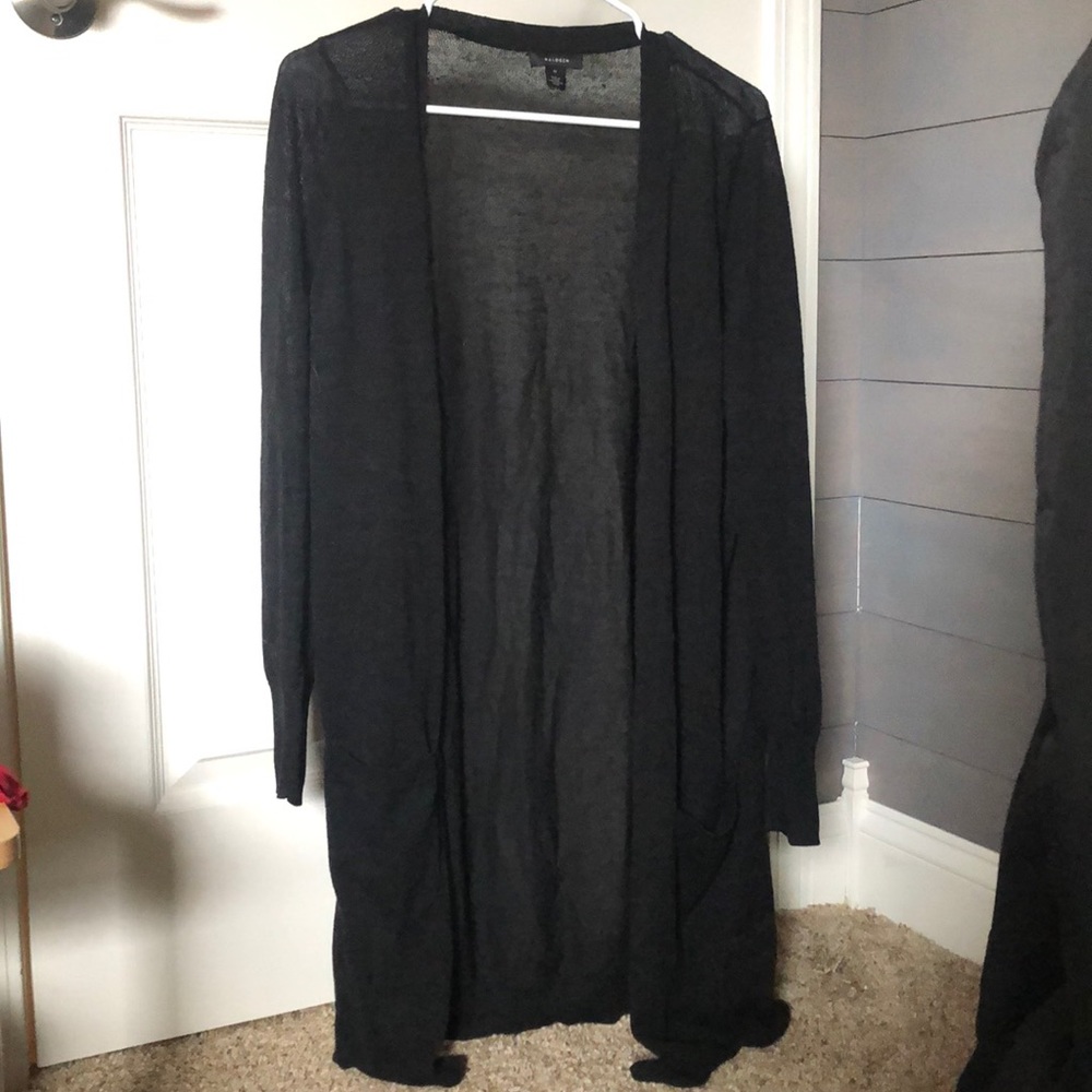 Long Black Cardigan